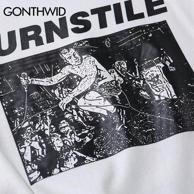 GONTHWID Mens Hip Hop Printed Long Sleeve T-Shirts 2017 Autumn Fashion Casual Cotton Extended Swag Longline Top Tees Streetwear