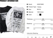 GONTHWID Mens Hip Hop Printed Long Sleeve T-Shirts 2017 Autumn Fashion Casual Cotton Extended Swag Longline Top Tees Streetwear