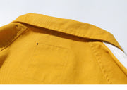 Aolamegs Bomber Jacket Patchwork Men's Jacket Turn-down Collar Fashion Outwear Autumn Men Coat Bomb Couple Baseball Jackets