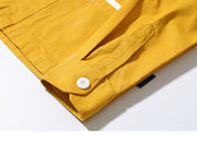 Aolamegs Bomber Jacket Patchwork Men's Jacket Turn-down Collar Fashion Outwear Autumn Men Coat Bomb Couple Baseball Jackets