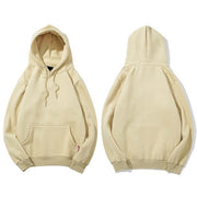 Vintage Colors Men Hoodie Sweatshirt Plain Winter Fleece Pullover Hoodies Harajuku Hip Hop Streetwear Autumn 2018 Urban Clothing