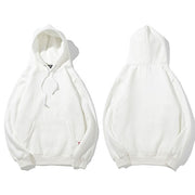 Vintage Colors Men Hoodie Sweatshirt Plain Winter Fleece Pullover Hoodies Harajuku Hip Hop Streetwear Autumn 2018 Urban Clothing