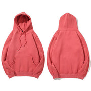 Vintage Colors Men Hoodie Sweatshirt Plain Winter Fleece Pullover Hoodies Harajuku Hip Hop Streetwear Autumn 2018 Urban Clothing