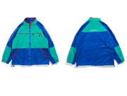 Aelfric Eden Winter Vintage Color Block Parkas Hip Hop Full Zip Track Windbreaker Coats Fashion Casual Streetwear Jackets Mt29