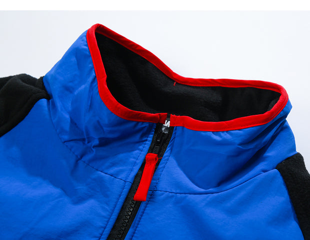 Aelfric Eden Winter Vintage Color Block Parkas Hip Hop Full Zip Track Windbreaker Coats Fashion Casual Streetwear Jackets Mt29