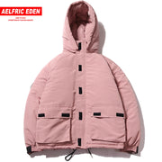 Aelfric Eden Safari Style Thick Jackets Coats Man 2018 Winter Warm Cotton Padded Baseball Outwear Urban Casual Streetwear EK01