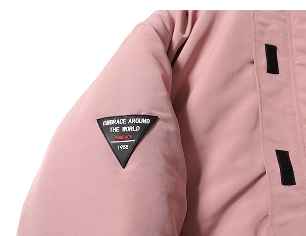 Aelfric Eden Safari Style Thick Jackets Coats Man 2018 Winter Warm Cotton Padded Baseball Outwear Urban Casual Streetwear EK01