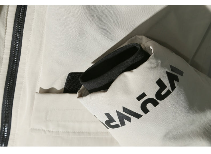 Una Reta Men's Winter Jacket New Casual Solid Stand Collar Jackets Mens Hip Hop Big Pockets Plus Size Warm Parka