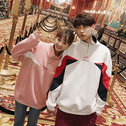 2018 Spring And Autumn New Men's Solid Color Simple Long-sleeved Youth Fashion Casual Sweatshirt Business Temperament Wild